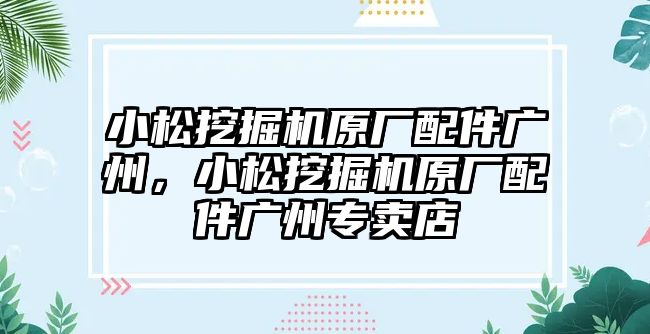 小松挖掘機原廠配件廣州，小松挖掘機原廠配件廣州專賣店