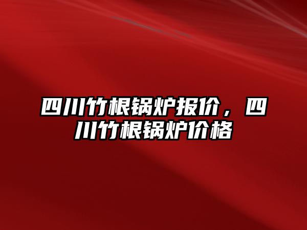 四川竹根鍋爐報價，四川竹根鍋爐價格