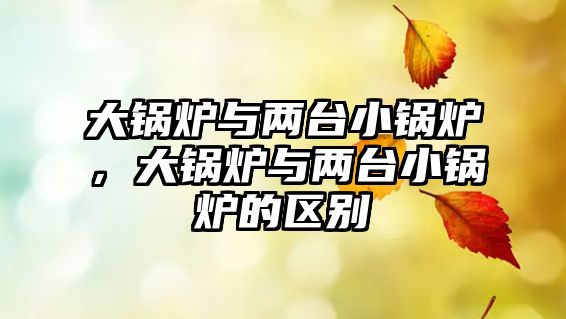 大鍋爐與兩臺(tái)小鍋爐，大鍋爐與兩臺(tái)小鍋爐的區(qū)別