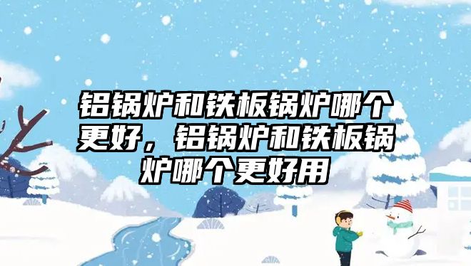 鋁鍋爐和鐵板鍋爐哪個(gè)更好，鋁鍋爐和鐵板鍋爐哪個(gè)更好用