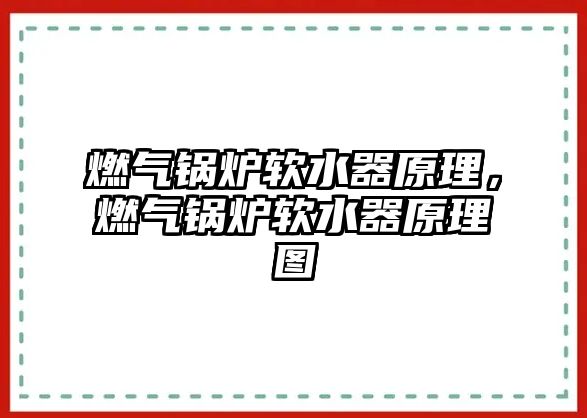 燃?xì)忮仩t軟水器原理，燃?xì)忮仩t軟水器原理圖