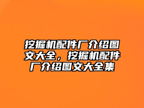 挖掘機(jī)配件廠介紹圖文大全，挖掘機(jī)配件廠介紹圖文大全集