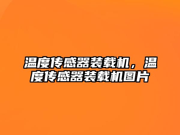 溫度傳感器裝載機(jī)，溫度傳感器裝載機(jī)圖片