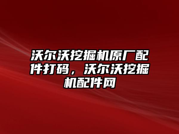 沃爾沃挖掘機原廠配件打碼，沃爾沃挖掘機配件網(wǎng)