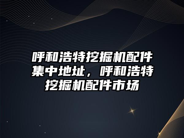 呼和浩特挖掘機配件集中地址，呼和浩特挖掘機配件市場