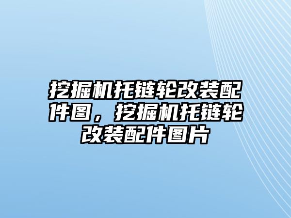 挖掘機(jī)托鏈輪改裝配件圖，挖掘機(jī)托鏈輪改裝配件圖片