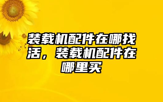 裝載機(jī)配件在哪找活，裝載機(jī)配件在哪里買