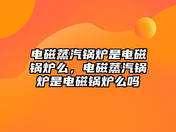 電磁蒸汽鍋爐是電磁鍋爐么，電磁蒸汽鍋爐是電磁鍋爐么嗎