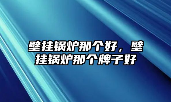 壁掛鍋爐那個(gè)好，壁掛鍋爐那個(gè)牌子好