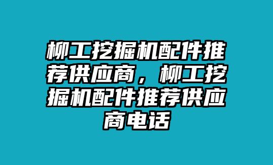 柳工挖掘機配件推薦供應商，柳工挖掘機配件推薦供應商電話