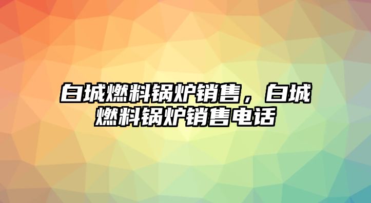 白城燃料鍋爐銷售，白城燃料鍋爐銷售電話