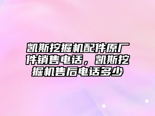 凱斯挖掘機配件原廠件銷售電話，凱斯挖掘機售后電話多少