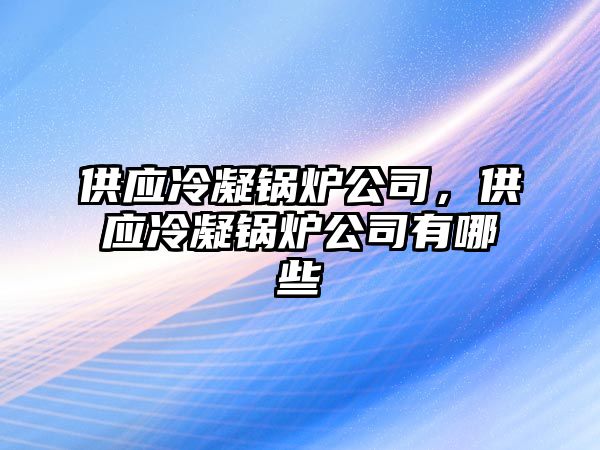 供應(yīng)冷凝鍋爐公司，供應(yīng)冷凝鍋爐公司有哪些