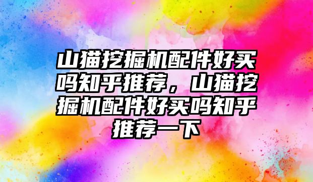 山貓挖掘機配件好買嗎知乎推薦，山貓挖掘機配件好買嗎知乎推薦一下