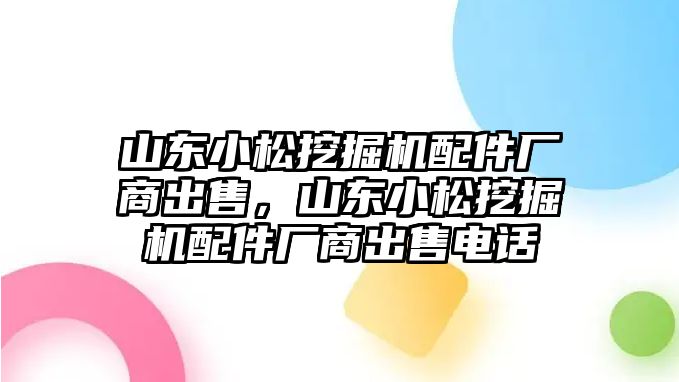 山東小松挖掘機(jī)配件廠商出售，山東小松挖掘機(jī)配件廠商出售電話