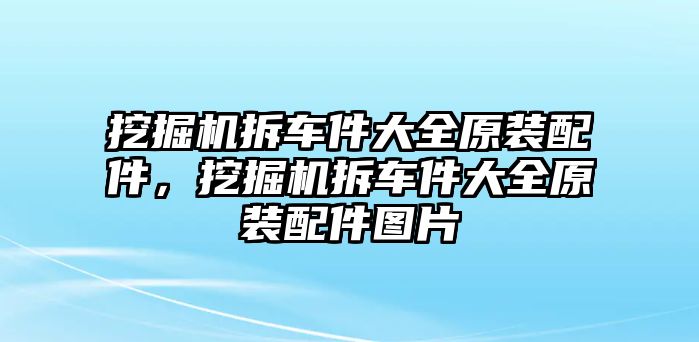 挖掘機拆車件大全原裝配件，挖掘機拆車件大全原裝配件圖片