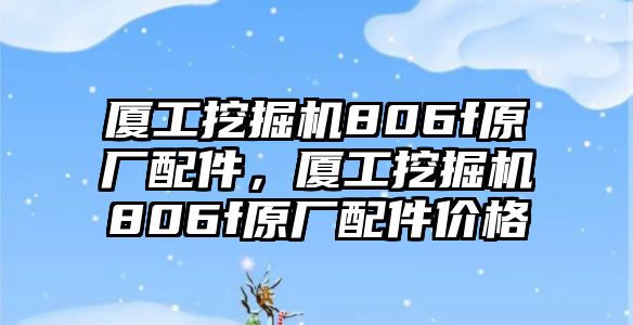 廈工挖掘機(jī)806f原廠配件，廈工挖掘機(jī)806f原廠配件價格