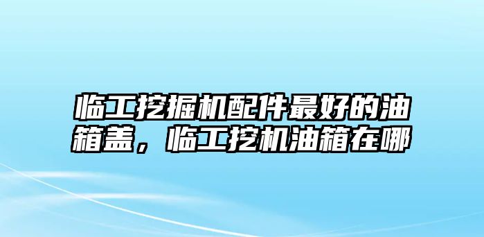 臨工挖掘機配件最好的油箱蓋，臨工挖機油箱在哪