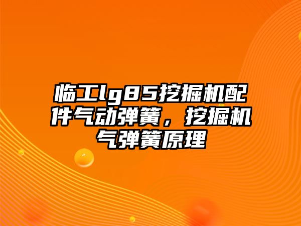 臨工lg85挖掘機(jī)配件氣動彈簧，挖掘機(jī)氣彈簧原理