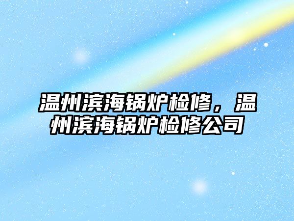 溫州濱海鍋爐檢修，溫州濱海鍋爐檢修公司