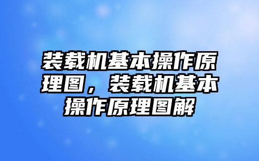 裝載機基本操作原理圖，裝載機基本操作原理圖解