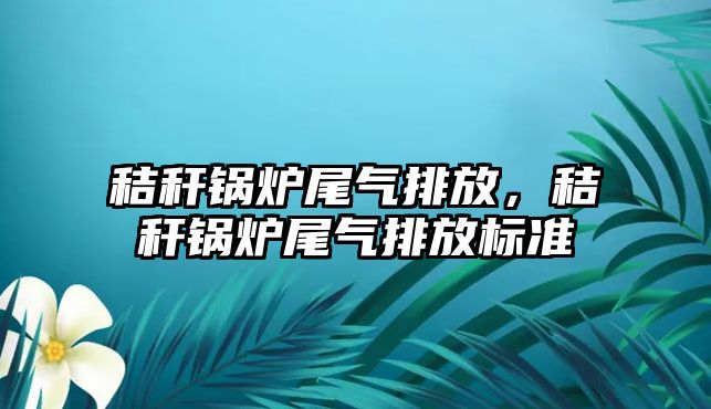 秸稈鍋爐尾氣排放，秸稈鍋爐尾氣排放標(biāo)準(zhǔn)