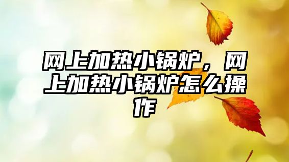 網(wǎng)上加熱小鍋爐，網(wǎng)上加熱小鍋爐怎么操作